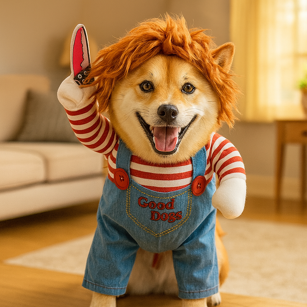 Pet Halloween Costume – Adjustable Funny Dog & Cat Outfit