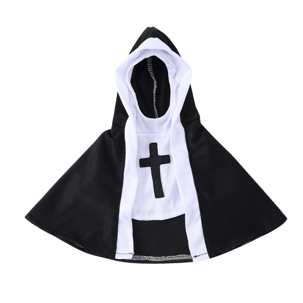 Halloween pet Nun Costume